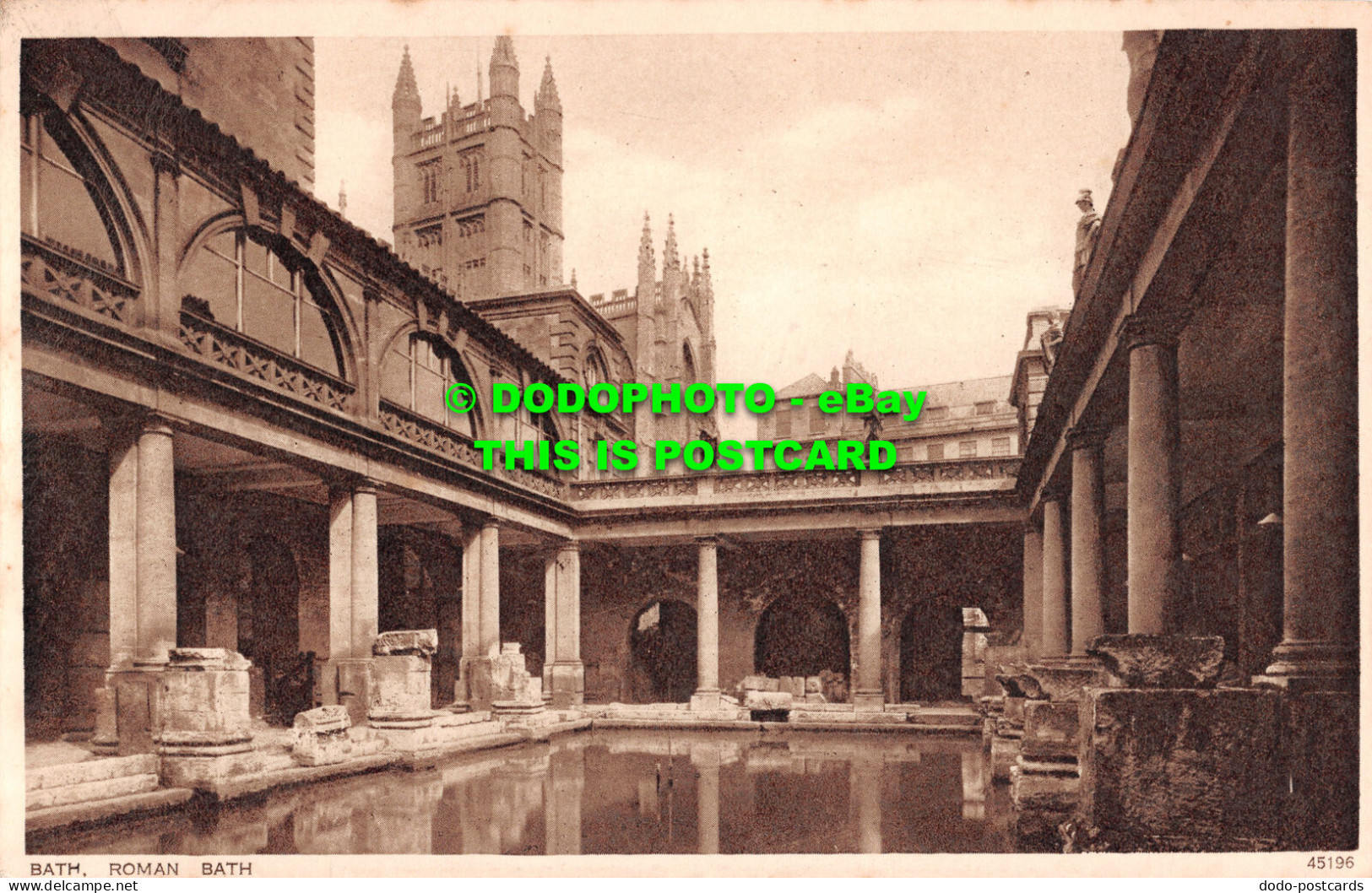 R483187 Bath. Roman Bath. Photochrom