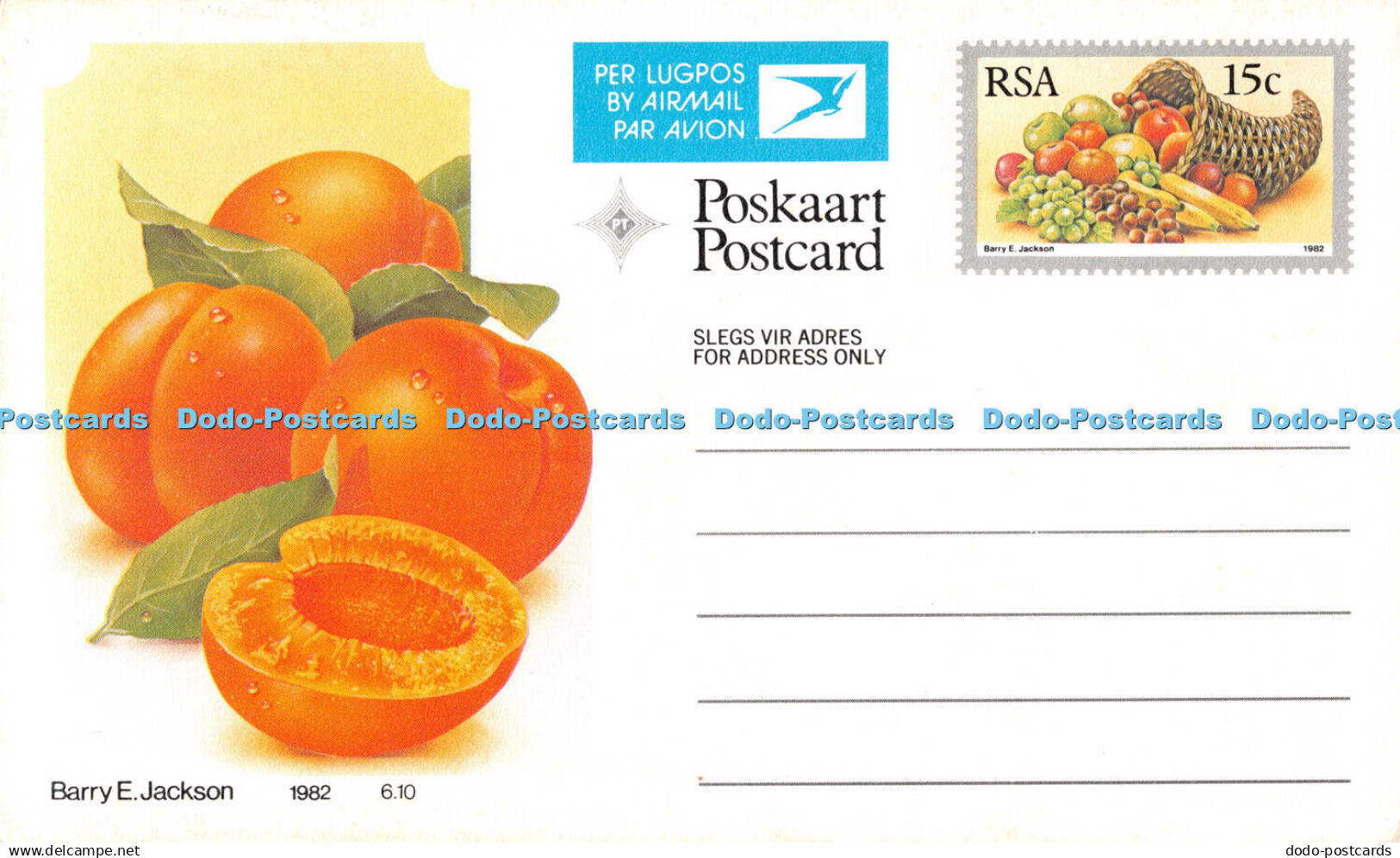 R483242 Postmark Peaches Barry E Jackson