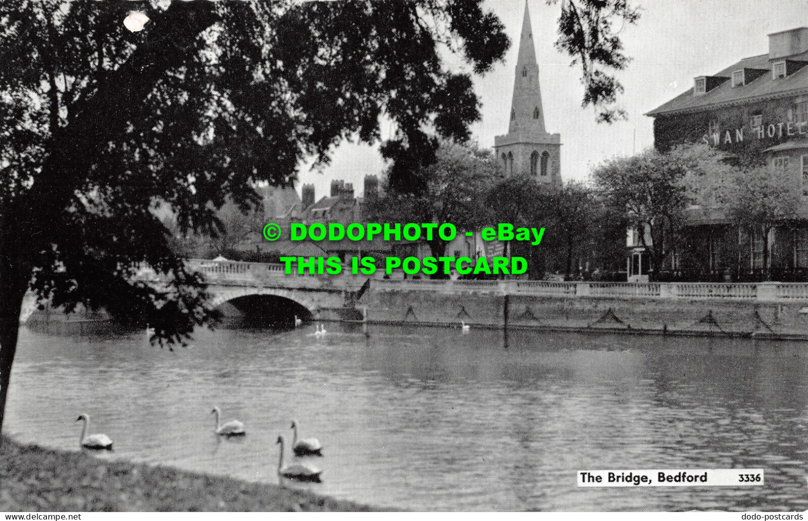 R483379 Bedford. The Bridge. Postcard