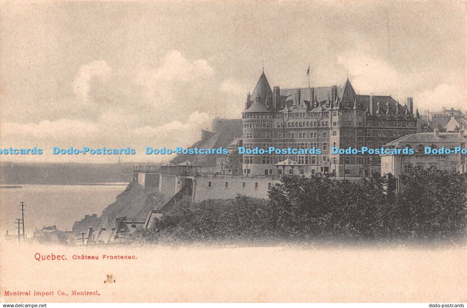 R493468 Quebec Chateau Frontenac Montreal Import