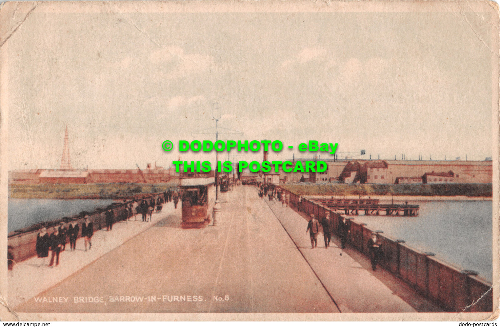 R497083 Barrow in Furness. Walney Bridge. No. 8. 1947