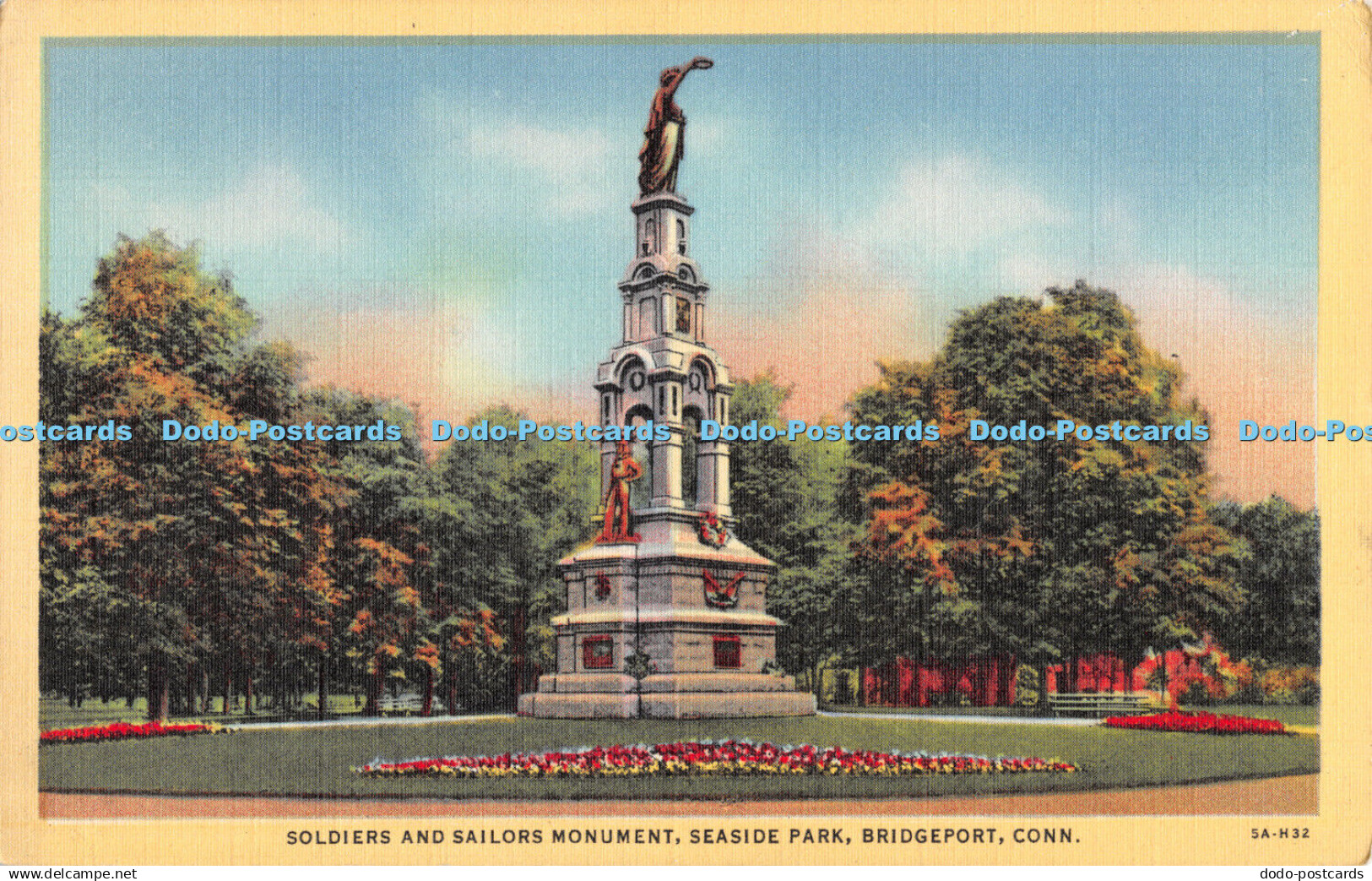 R497249 Conn Bridgeport Seaside Park Soldiers and Sailors Monument A Kleban C T