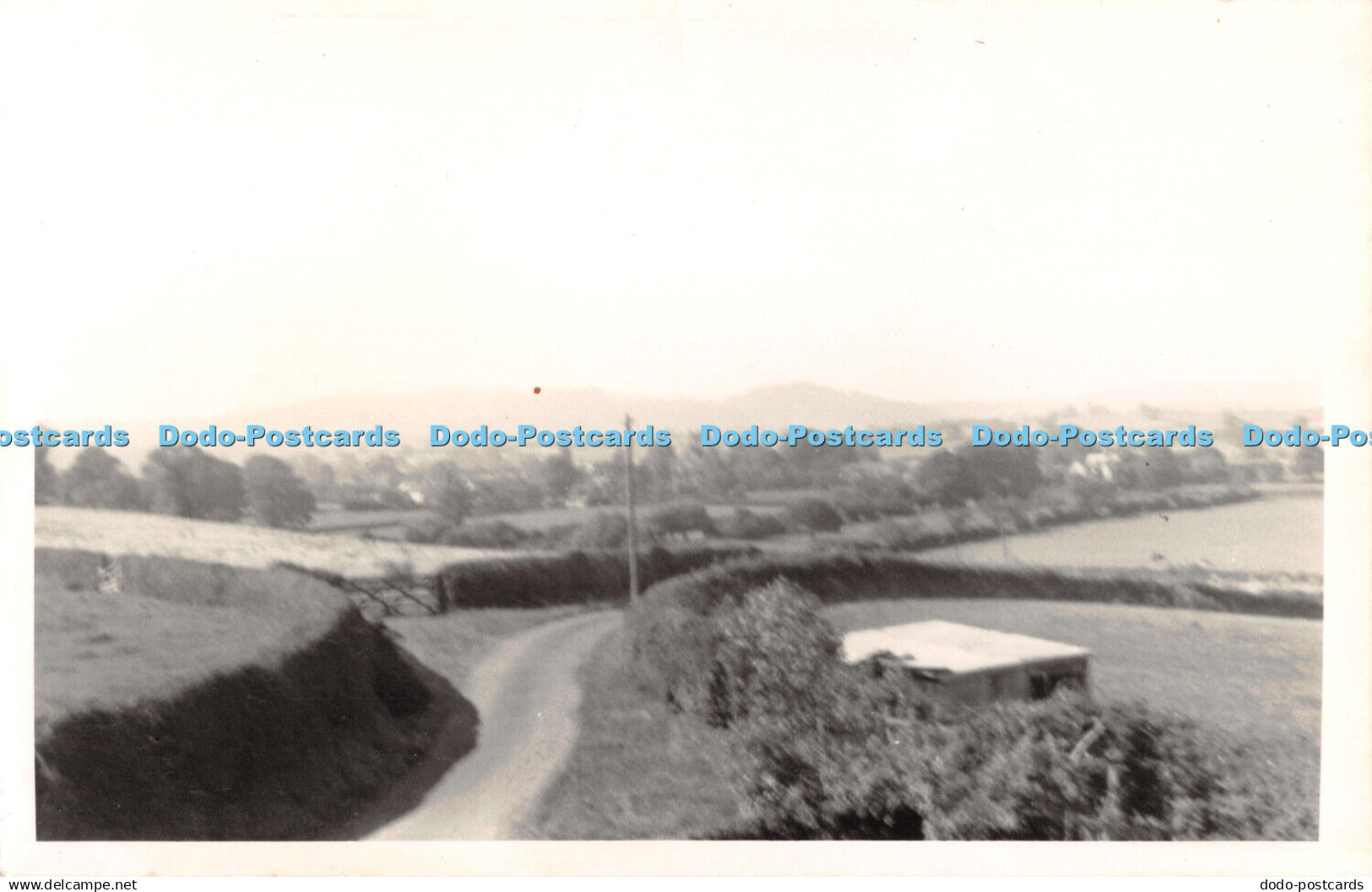 R498840 View from Heightley Cottage looking towards Montgomery