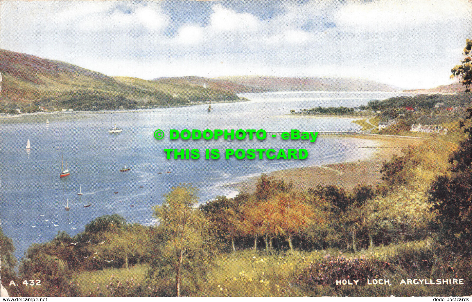 R500315 Argyllshire. Holy Loch. Valentine. Art Colour