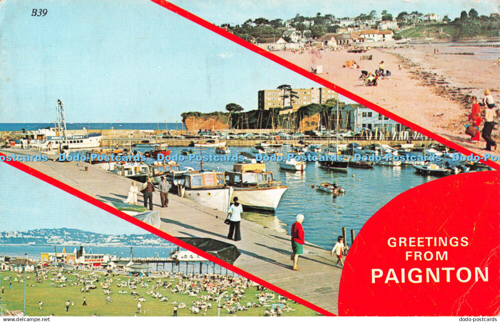 R508133 Greetings from Paignton Ashton Reed 21 Cecilia Road Paignton Europa Card