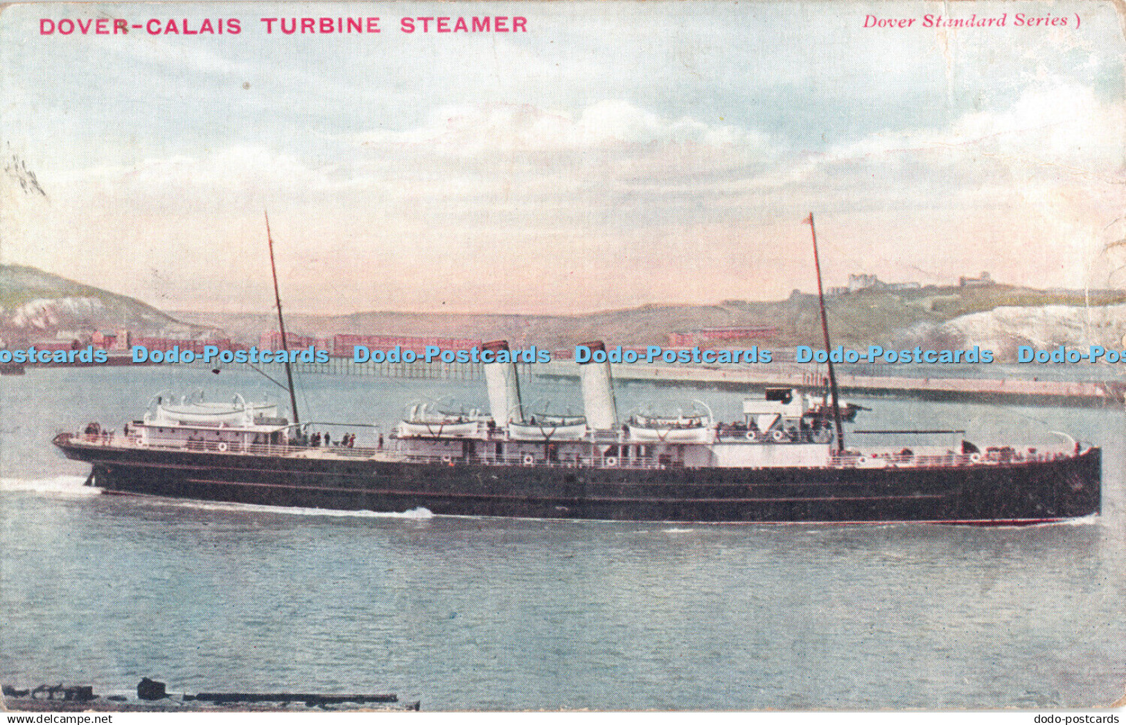 R511071 Dover Calais Turbine Steamer Dover Standard Series 1908