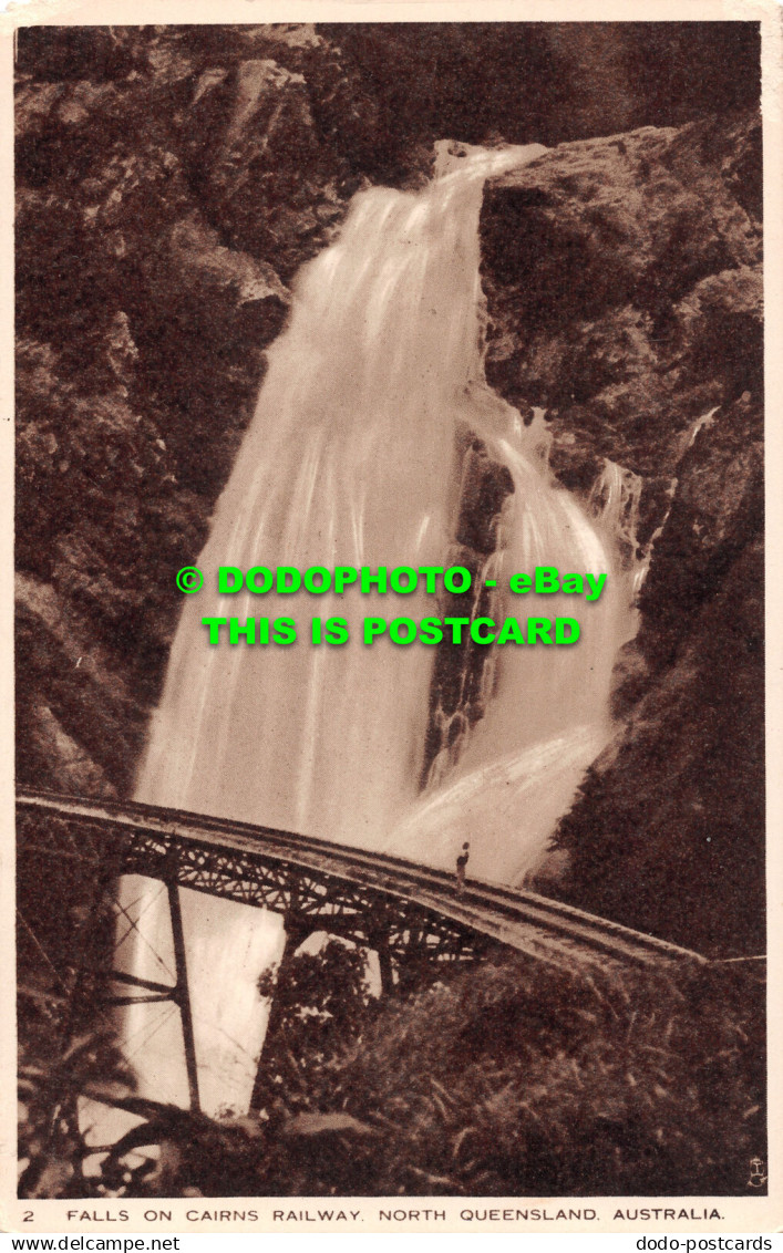 R515362 Australia. North Queensland. Falls on Cairns Railway. Tuck. Series 8