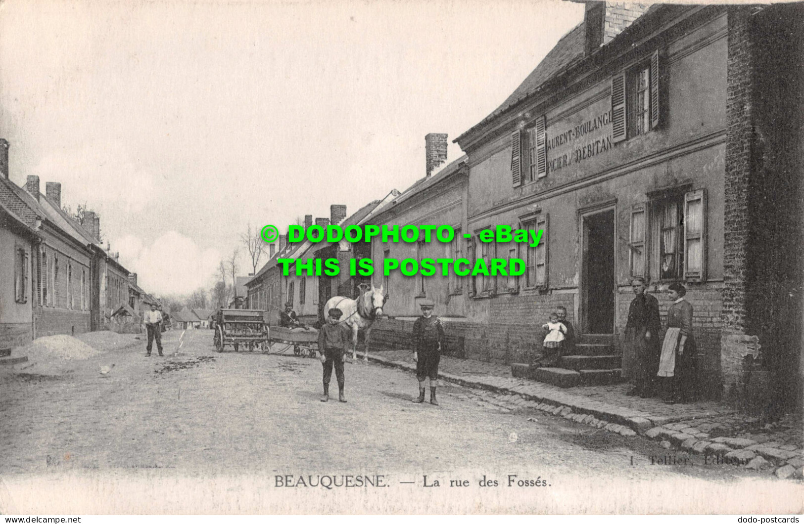 R545897 Beauquesne. La rue des Fosses. I. Tellier