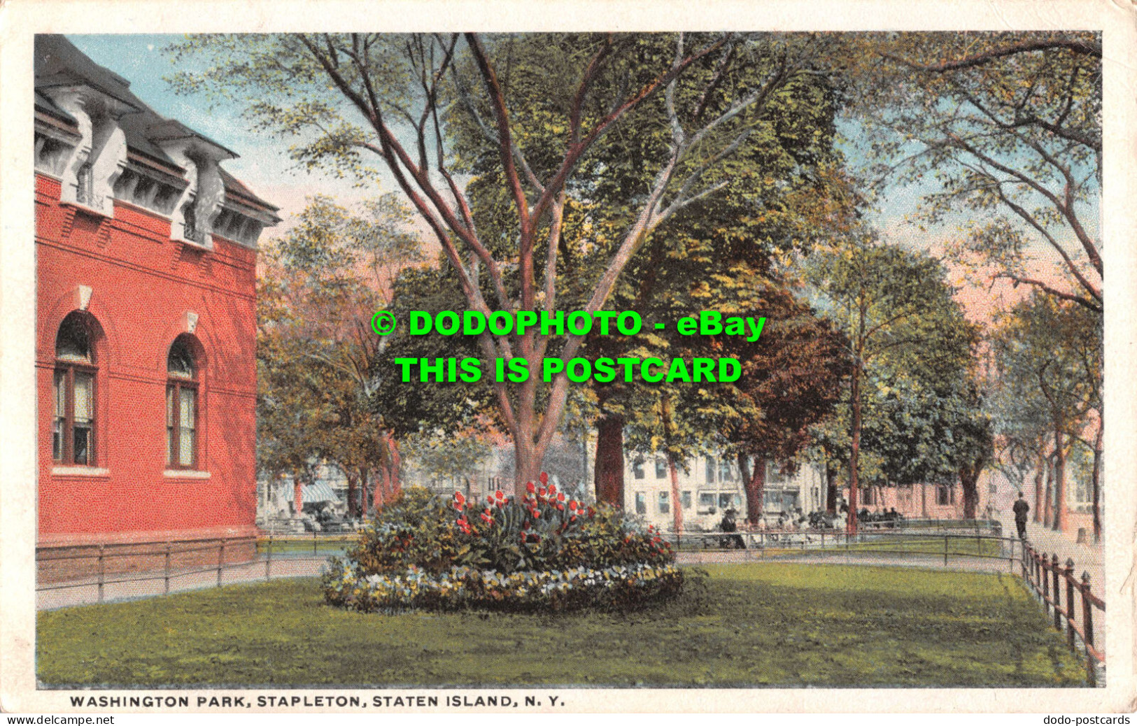 R549989 Stapleton. Washington Park. Staten Island. W. J. Grimshaw. C. T. America