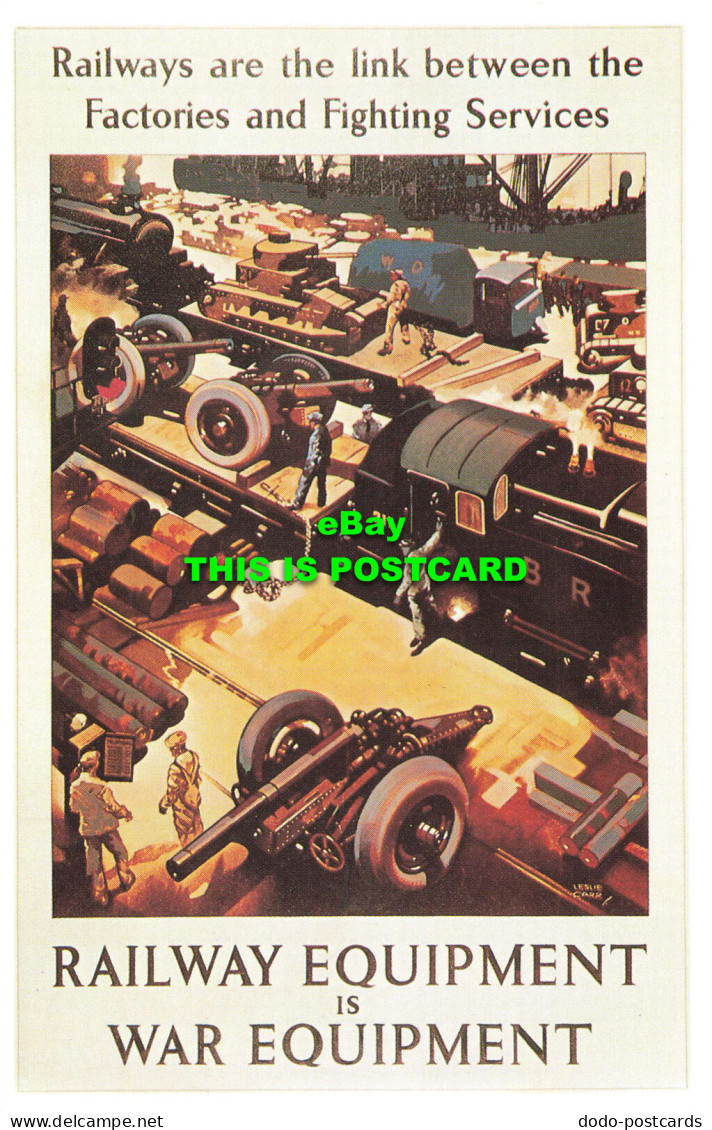 R570254 Railways are link between Factories and Fighting Services. Railway Equip