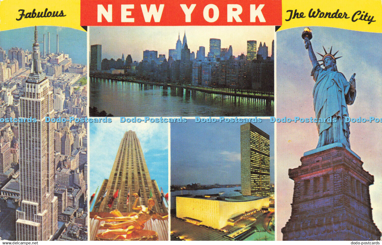 R579962 Fabulous New York The Wonder City Empire State Building RCA Building Man