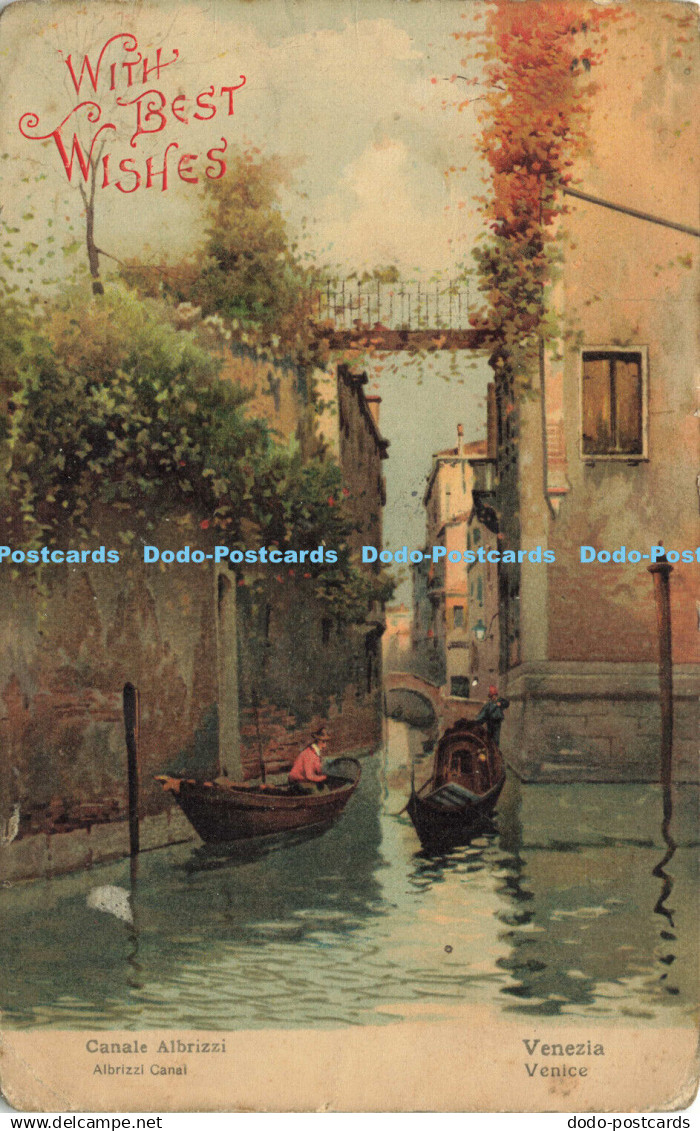 R591494 Canale Albrizzi Albrizzi Canal Venezia Venice Stengel Dresden 19876 Misc