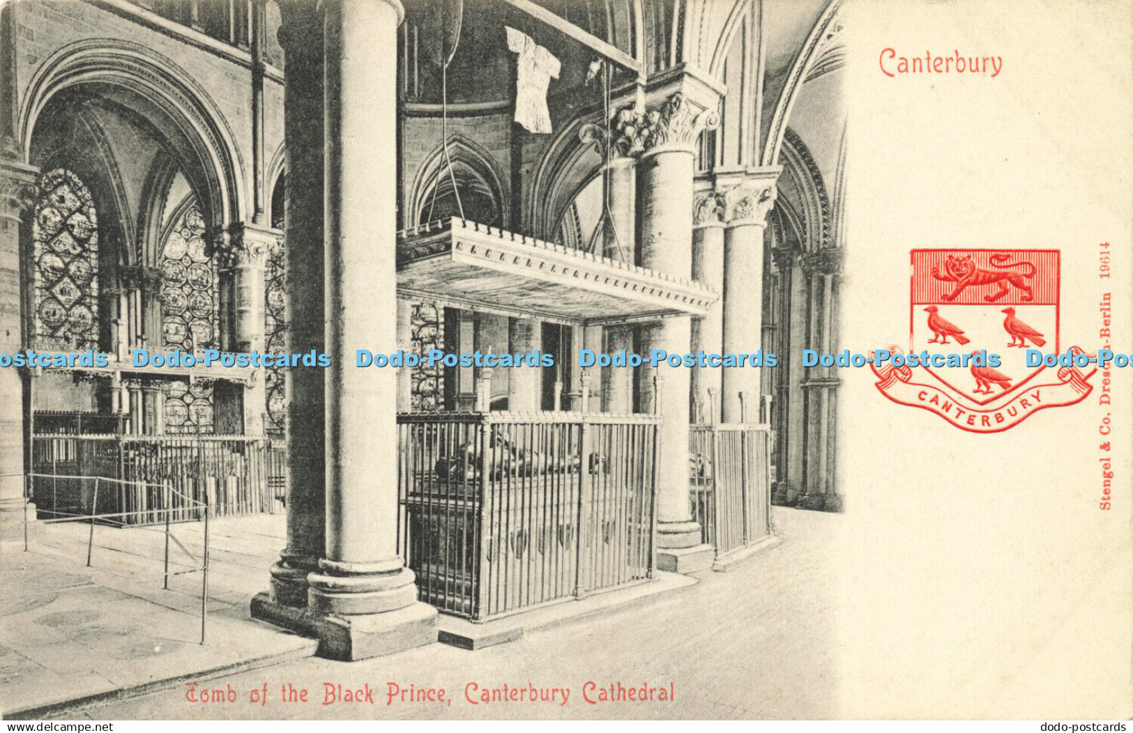 R591579 Canterbury Tomb of Black Prince Canterbury Cathedral Stengel 19614