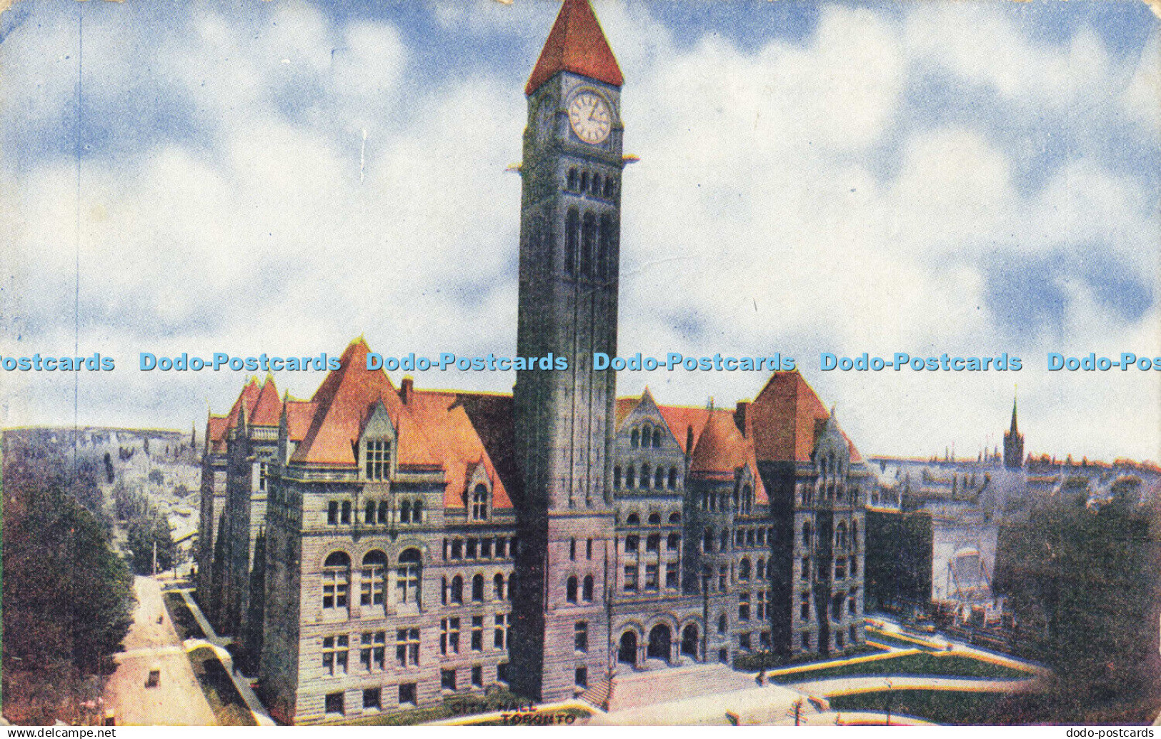 R602723 City Hall Toronto Canadian View Card Toronto