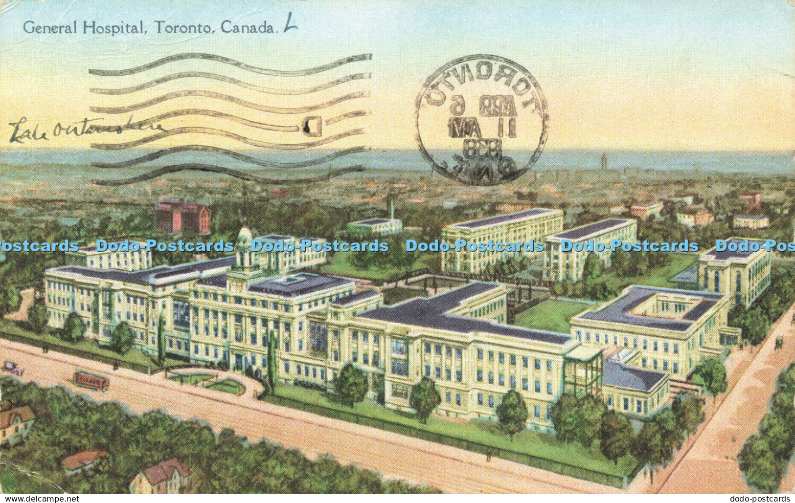 R605658 General Hospital Toronto Canada Post Card and Greetings Card 1938 Canada