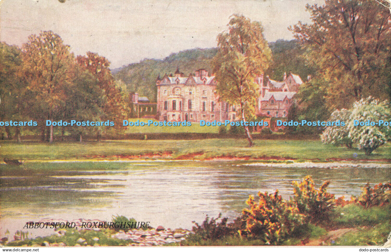 R613207 Abbotsford Roxburghshire Around Edinburgh Series No 14a Bonnie Scotland