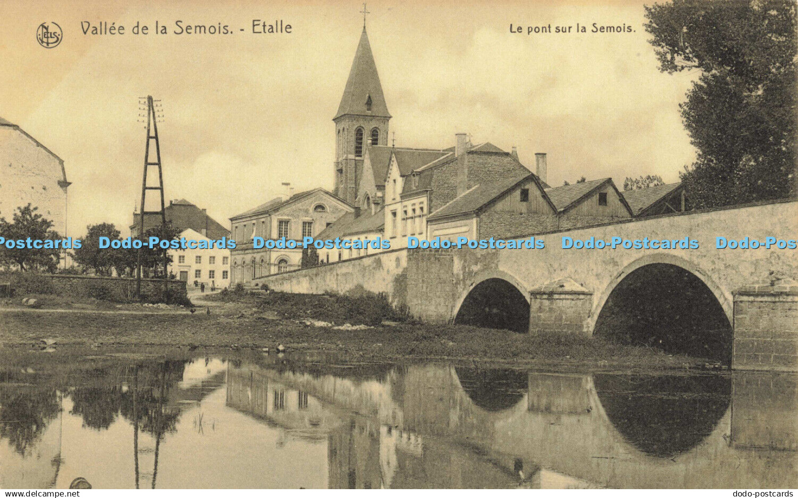 R614419 Nels Vallee de la Semois Etalle Le pont sur la Semois Ern Thill Bruxelle