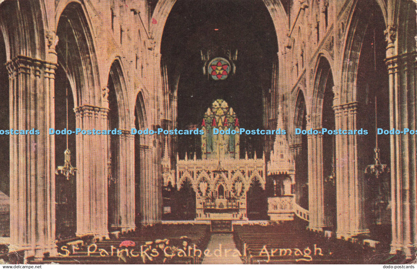 R614734 St Patricks Cathedral Armagh Irish Pictorial Card Emerald Series 1906