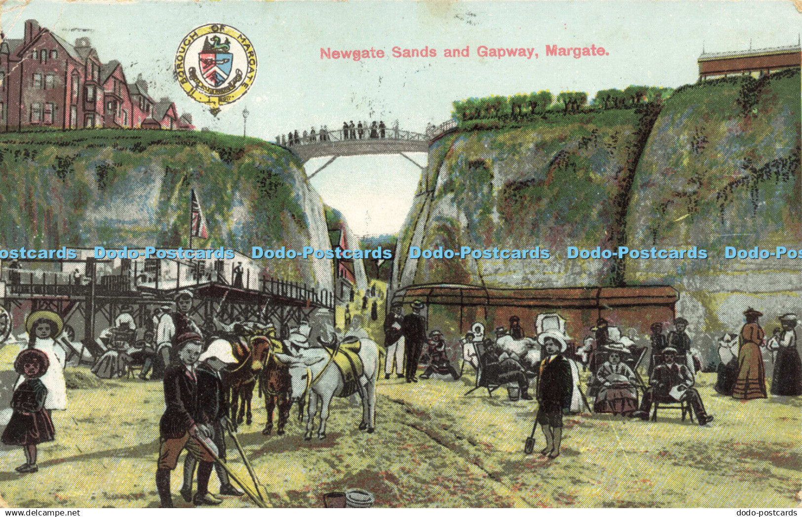 R621995 Newgate Sands and Gapway Margate Borough of Margate Heraldic Series W R