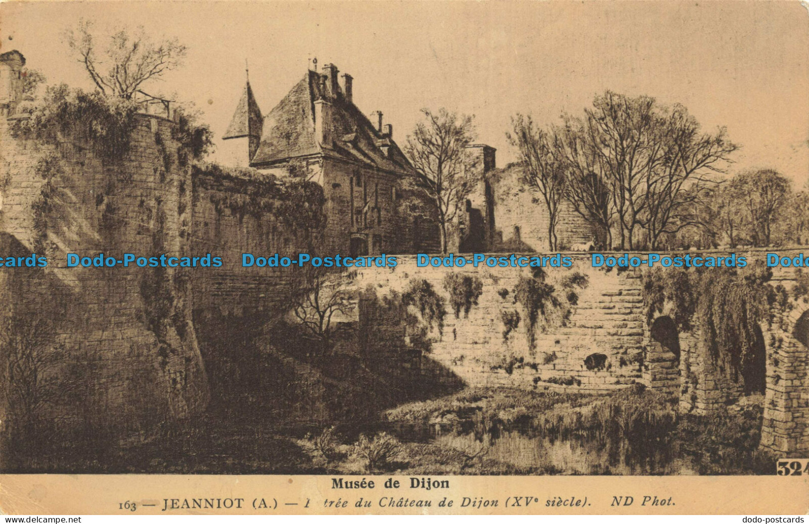 R628340 Musee de Dijon. Jeanniot. Du Chateau de Dijon