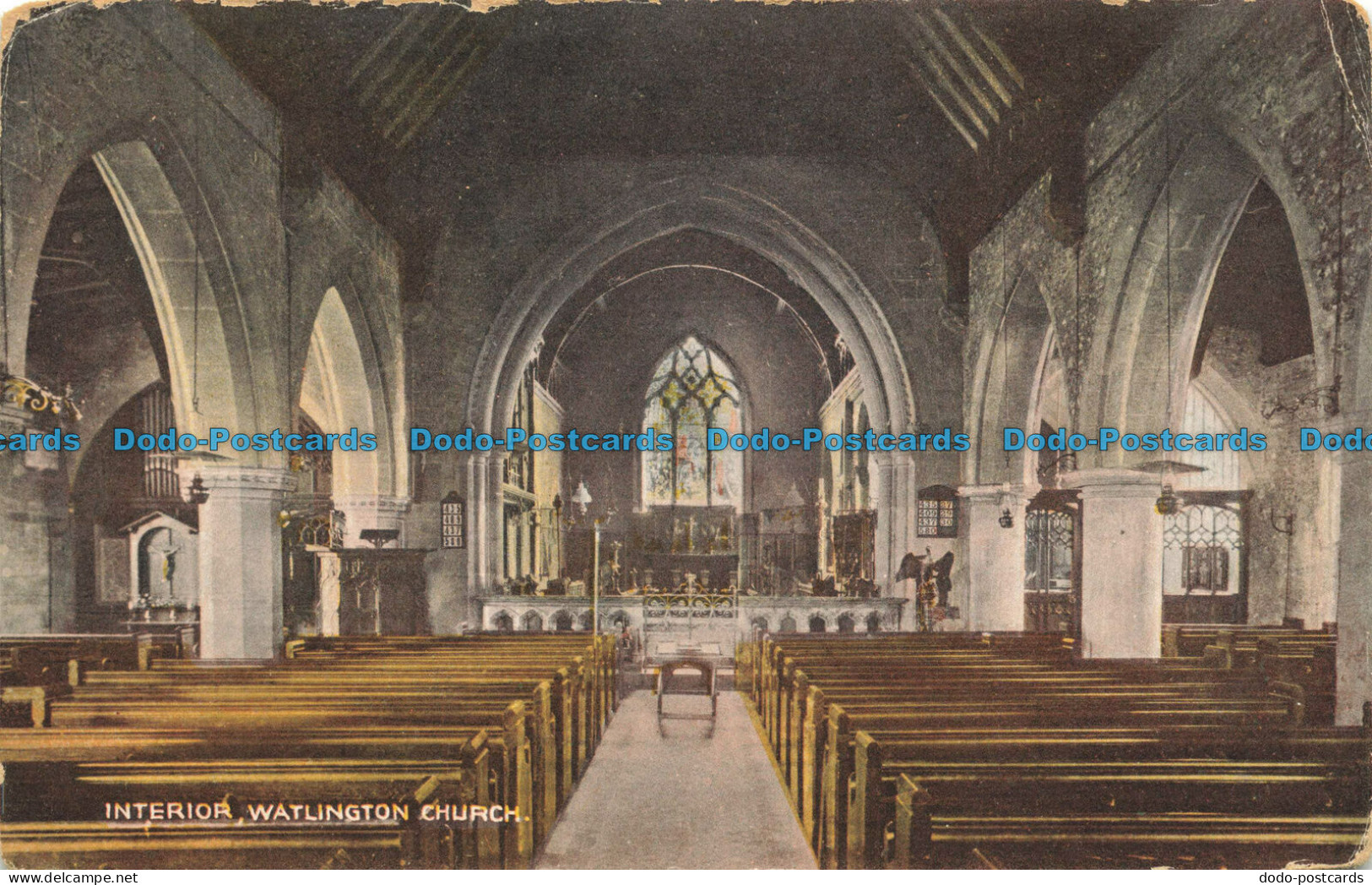 R628885 Watlington Church. Interior. I. J. Cook