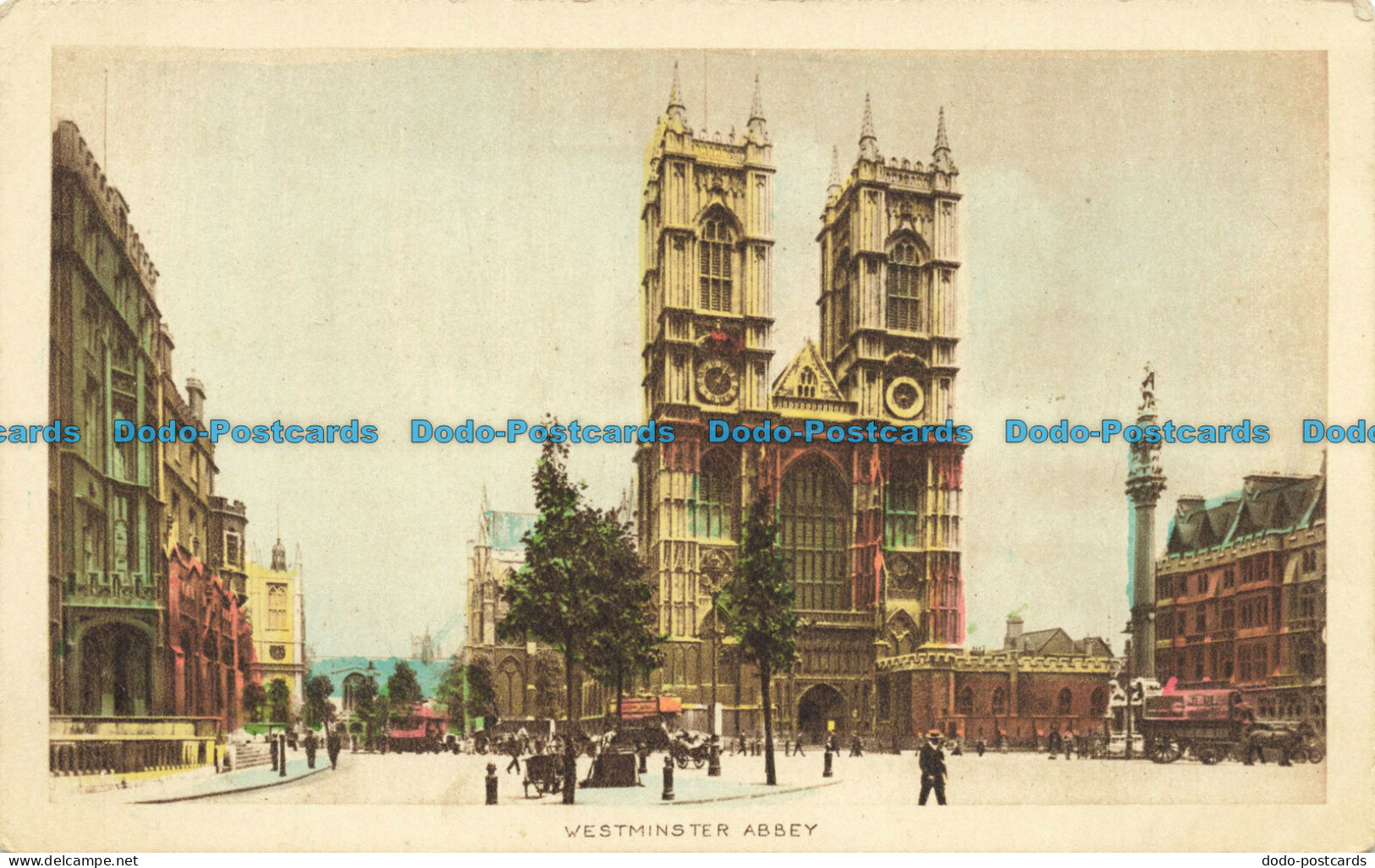 R630166 Westminster Abbey. Postcard