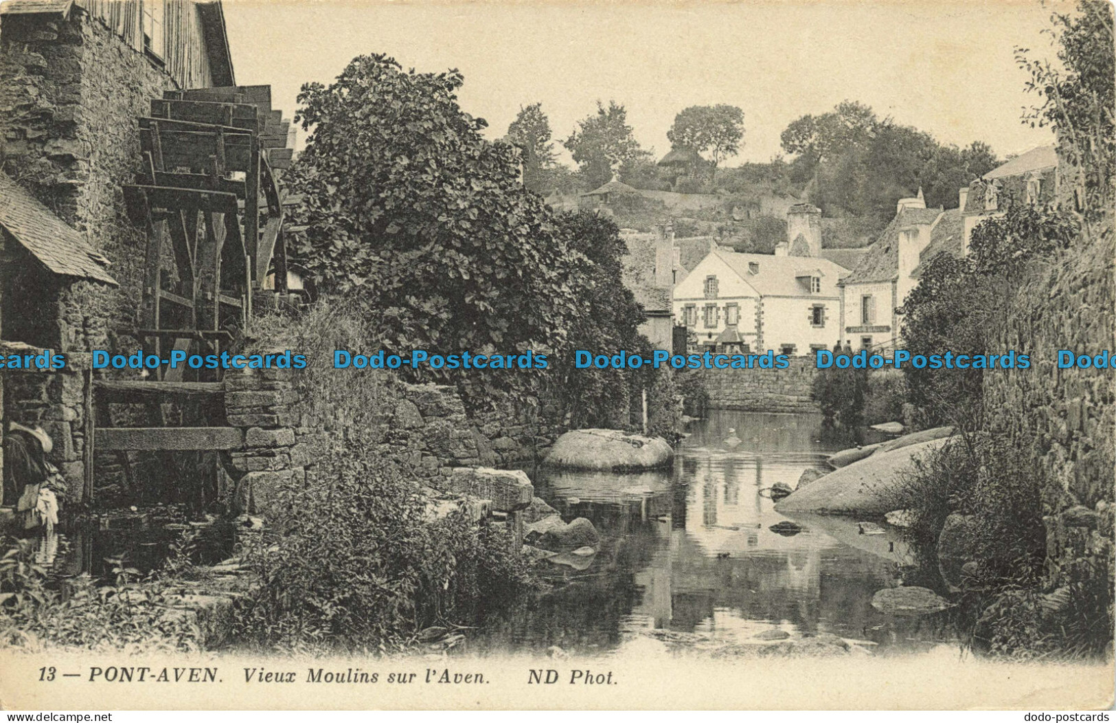 R633189 Pont Aven. Vieux Moulins ur l Aven. ND. Phot