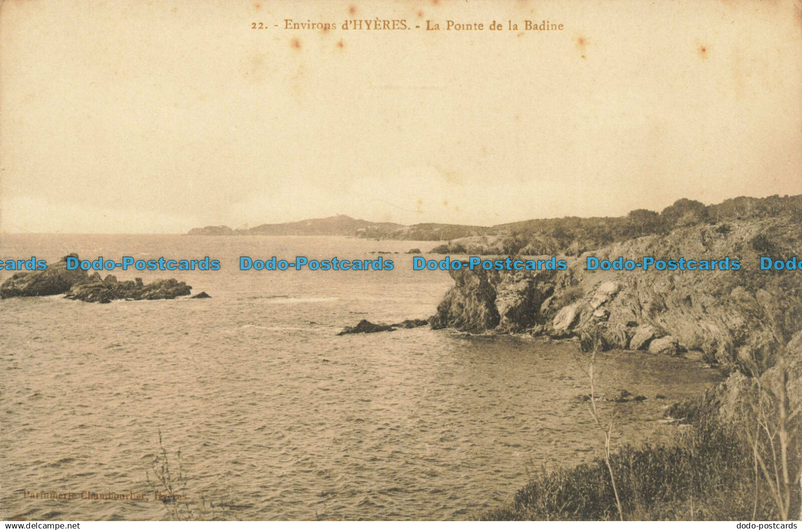 R635820 Environs d Hyeres. La Pointe de la Badine. Artistique Hyeres. Cartes Sep