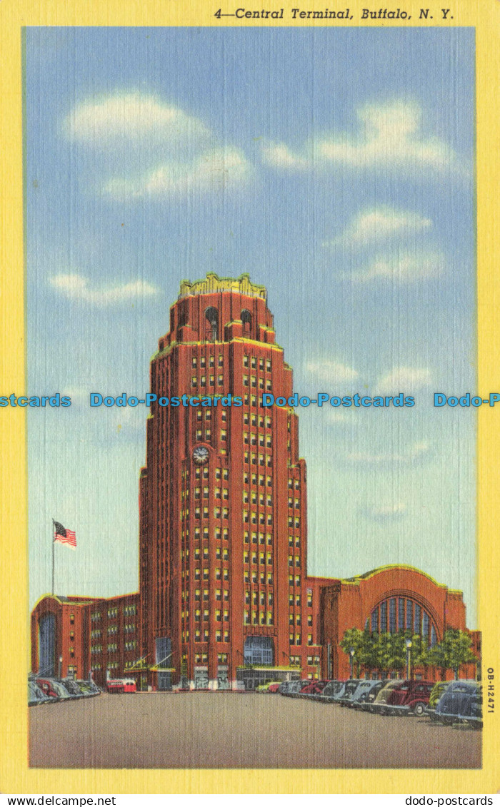 R637146 N. Y. Buffalo. Central Terminal. Buffalo Stationery. C. T. Art Colortone