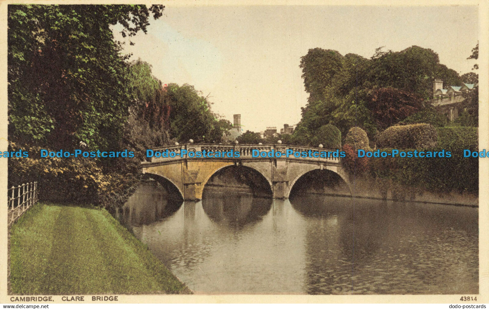 R638120 Cambridge. Clare Bridge. Photochrom