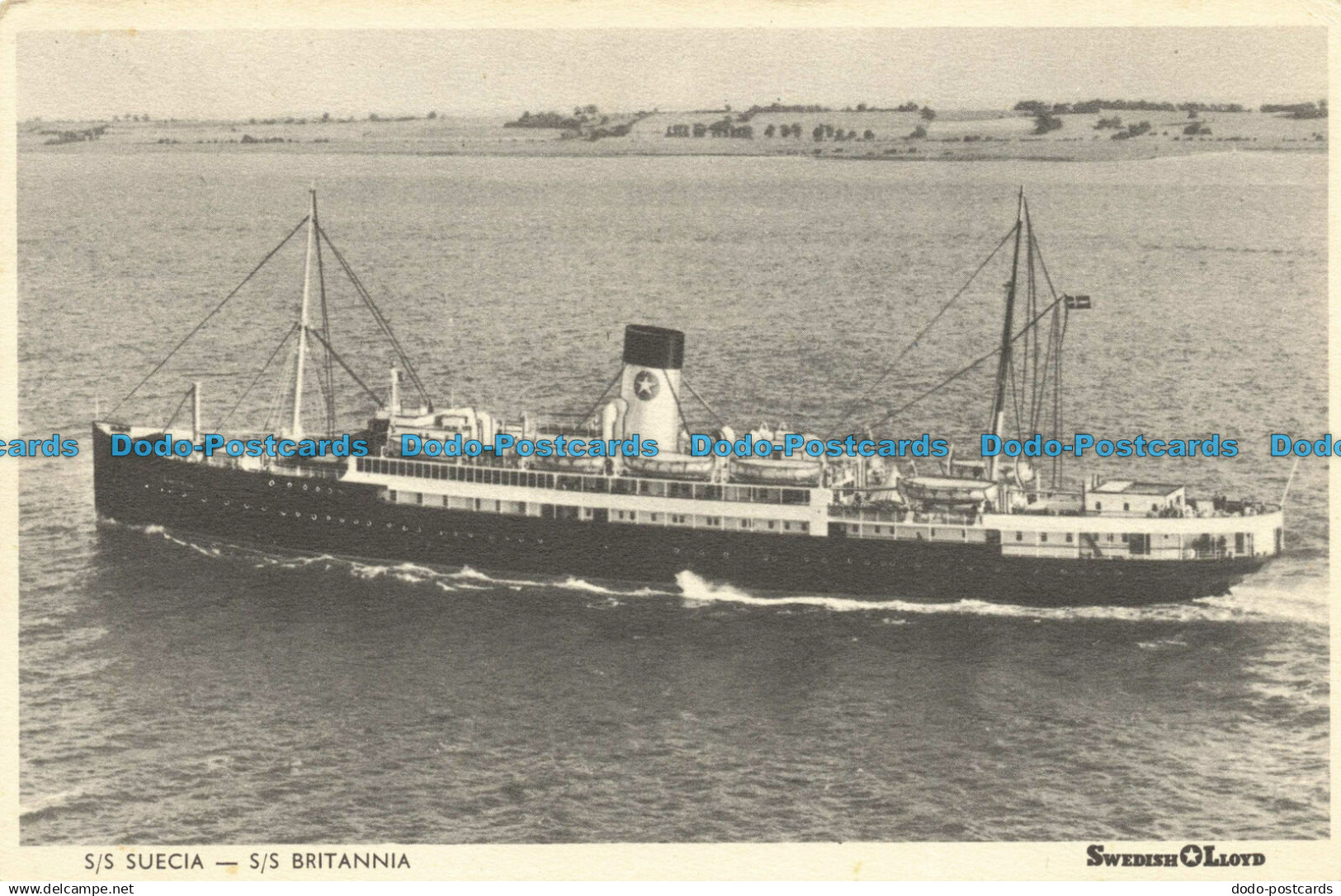 R639393 S. S. Suecia. S. S. Britannia. Swedish Lloyd