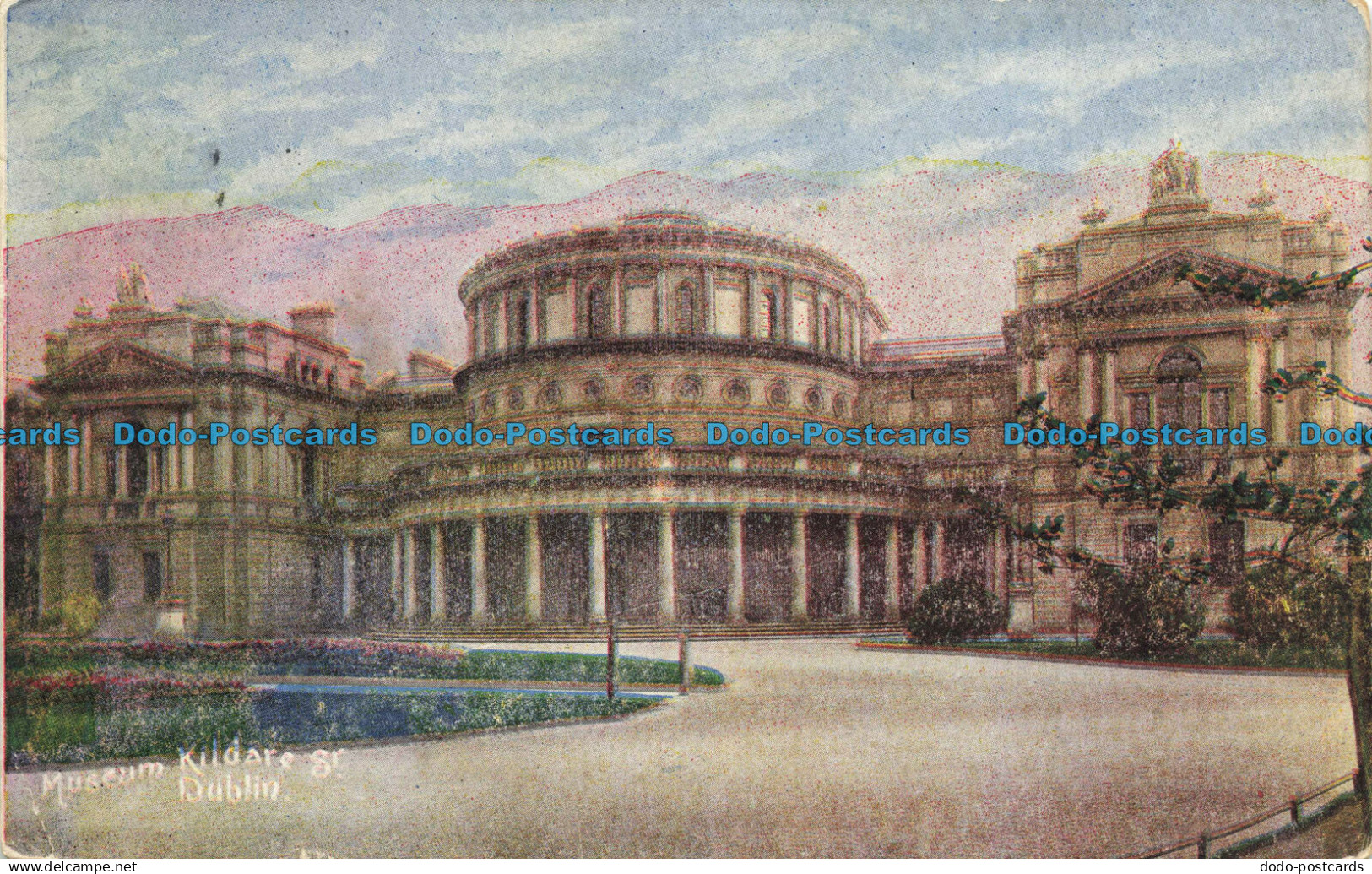 R645873 Dublin. Museum Kildare St. Irish Pictorial Card. Emerald Series