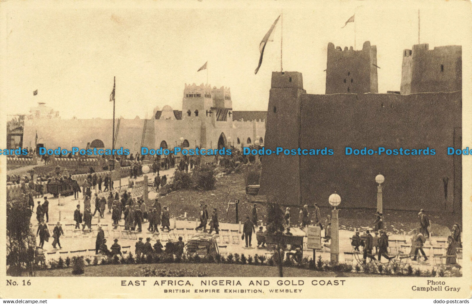 R655046 Wembley. British Empire Exhibition. East Africa. Nigeria and Gold Coast.