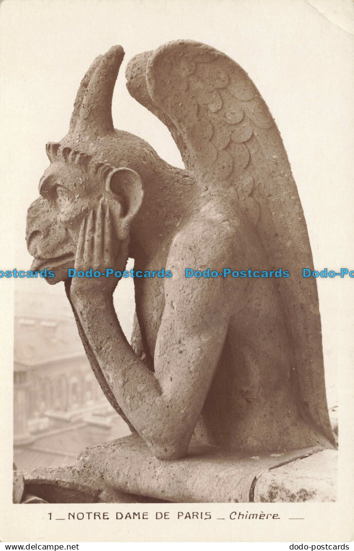 R657070 Notre Dame de Paris. Chimere. Monuments Historiques