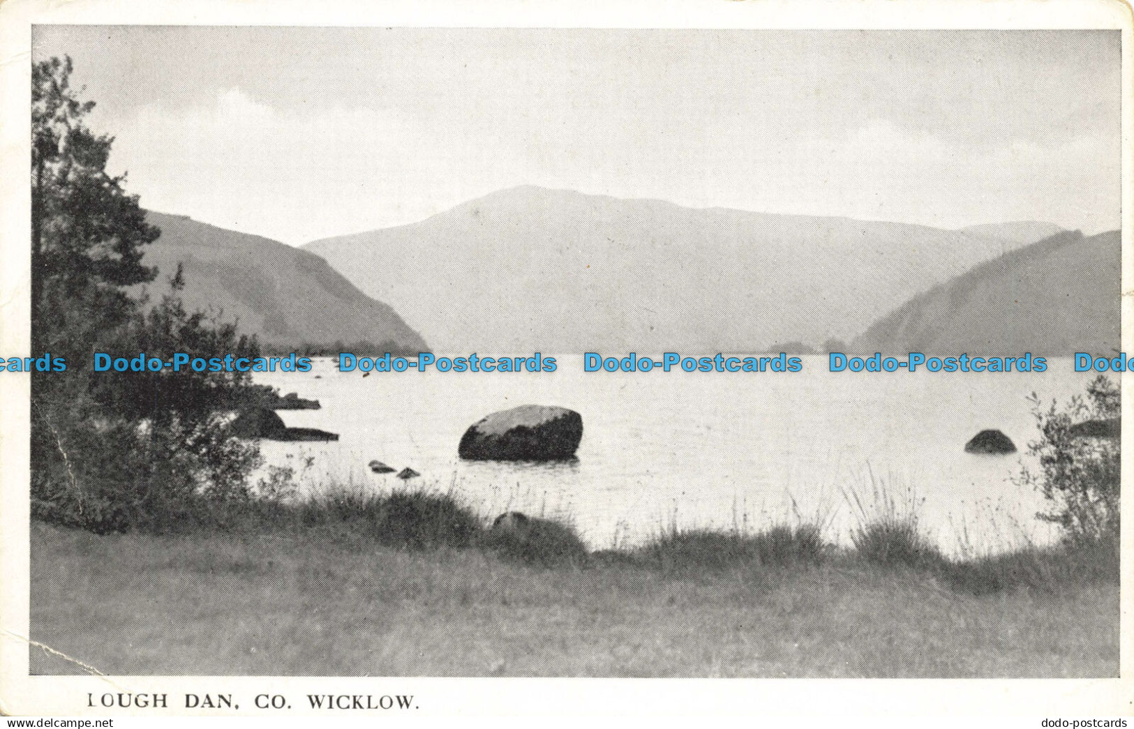 R658722 Co. Wicklow. Lough Dan. Postcard