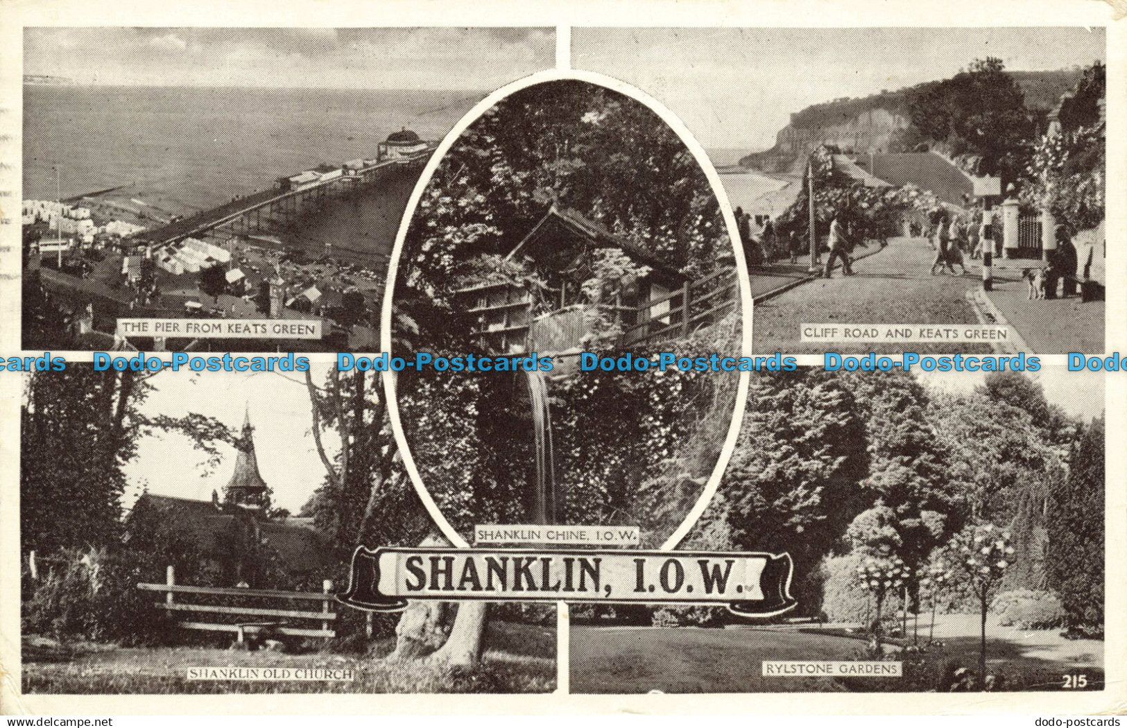 R662161 Shanklin. I. O. W. Shanklin Chine. 1954. Multi View