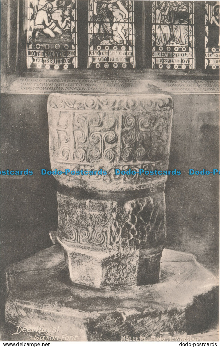 R662558 Deerhurst. Saxon Font. Mallett