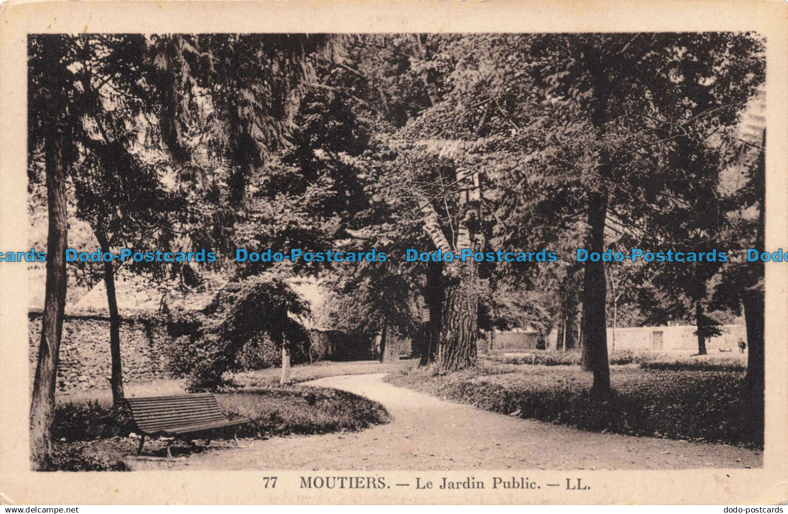 R671832 Moutiers. Le Jardins Public. LL. 77