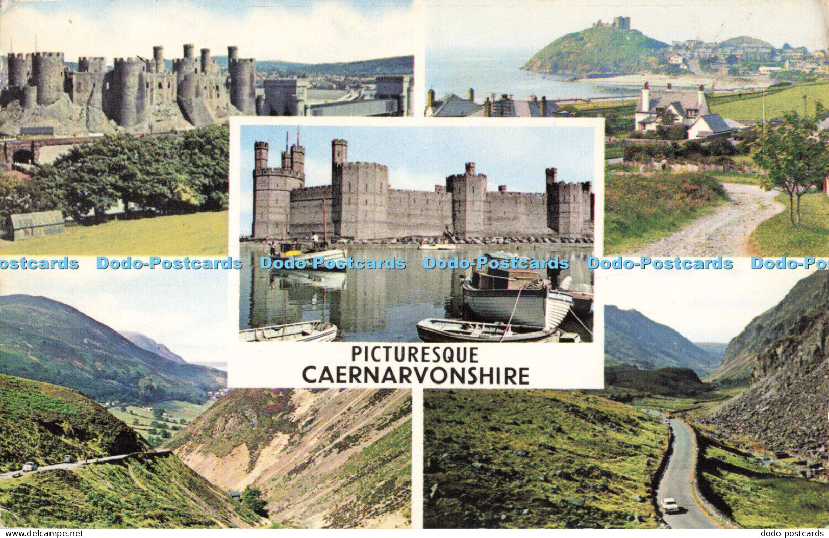 R680196 Picturesque Caernarvonshire. Conway. Criccieth. Llanberis Pass. Sychnant