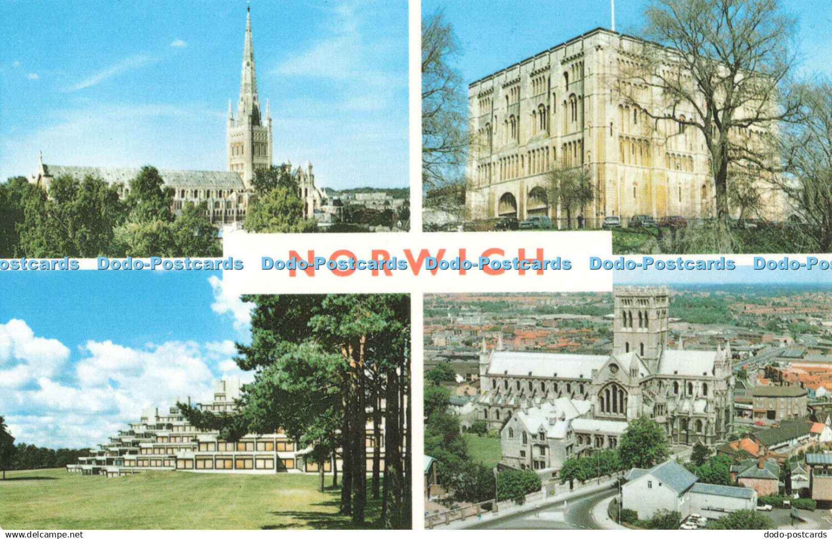 R686258 Norwich. Norwich Cathedral. Norwich Castle. Jarrold. Multi View