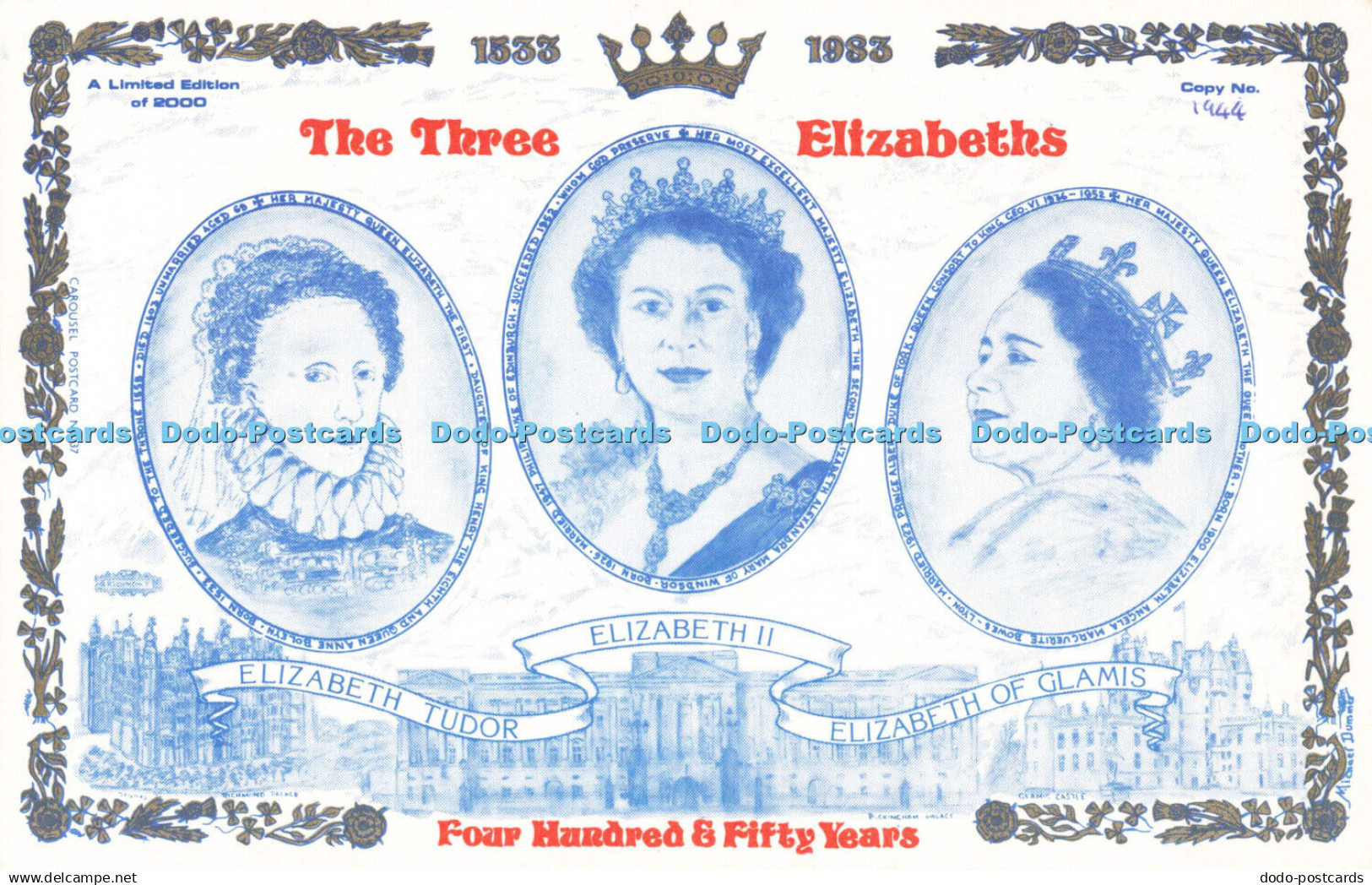 R686698 The Three Elizabeths. Elizabeth Tudor. Elizabeth II. Elizabeth of Glamis