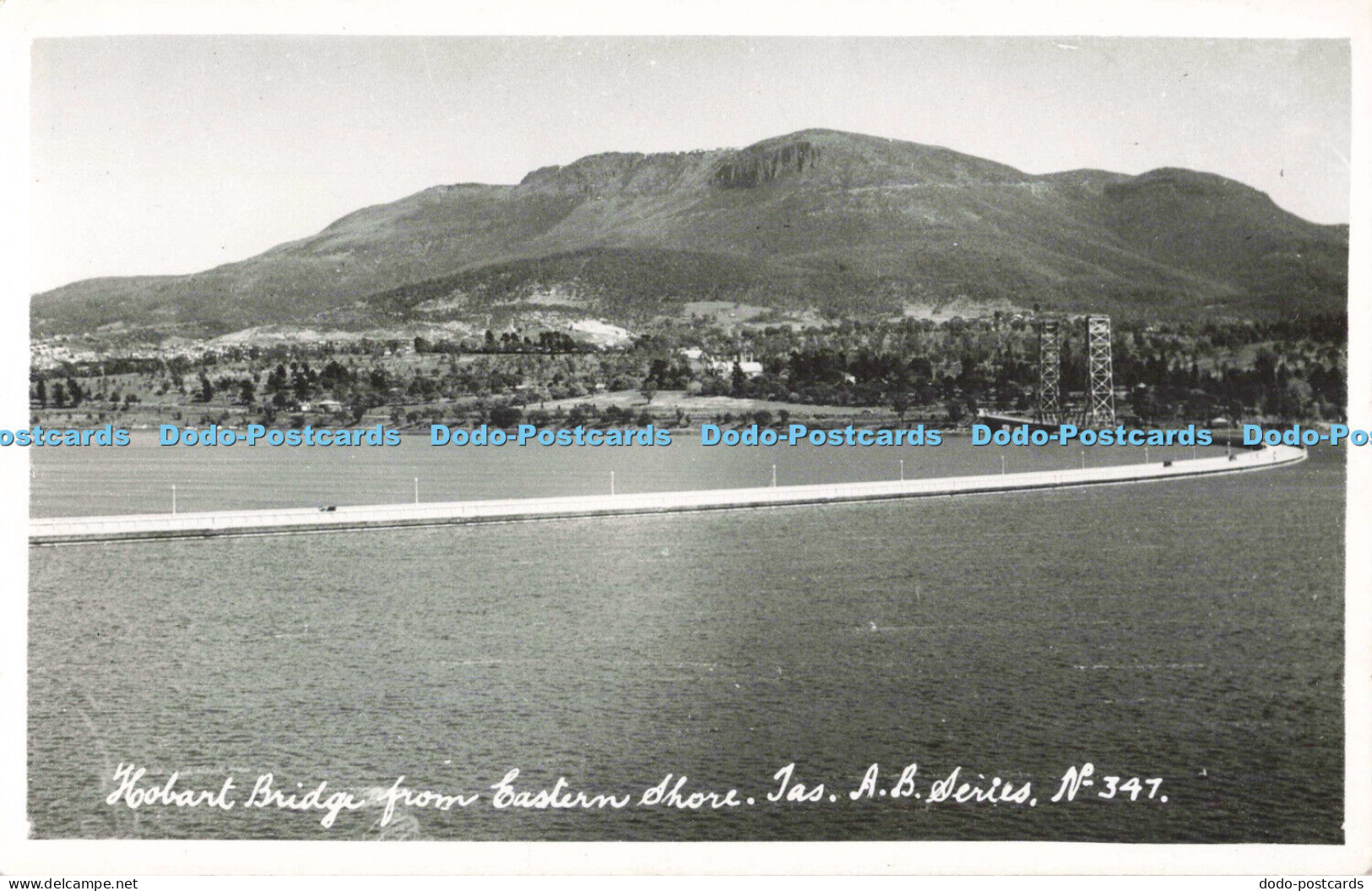 R688295 Hobart Bridge From Eastern Shore. Ias. A. B. Series