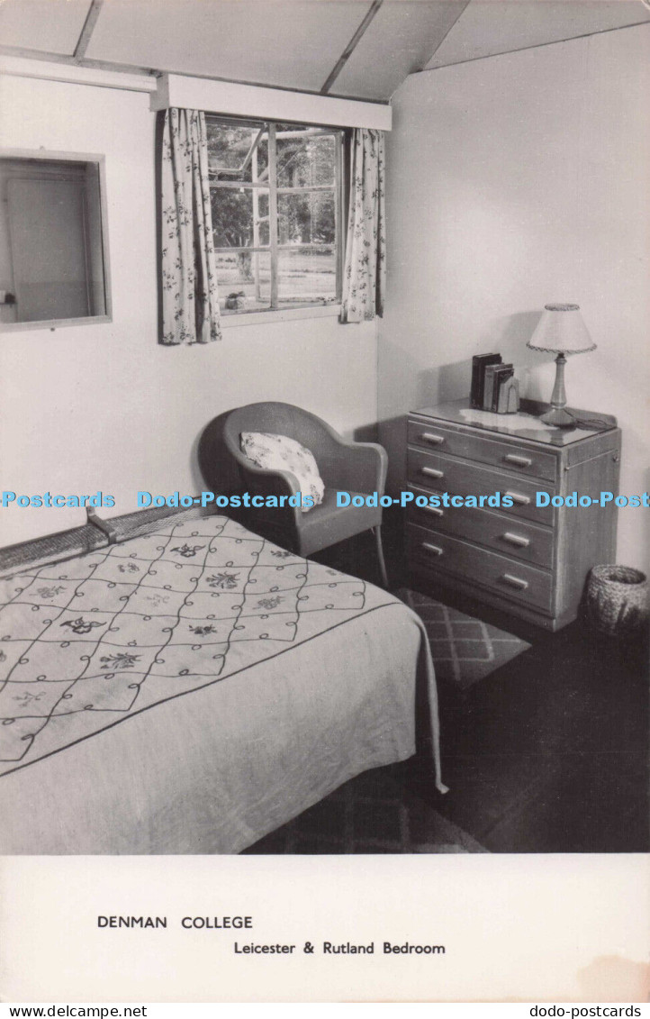 R690513 Denman College. Leicester and Rutland Bedroom. RP