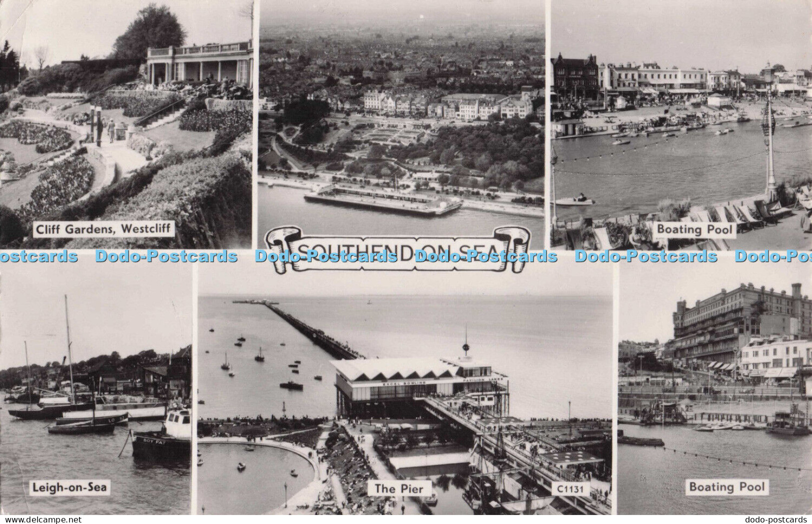 R697204 Southend on Sea. Boating Pool. Westcliff. Cliff Gardens. Leigh on Sea. R