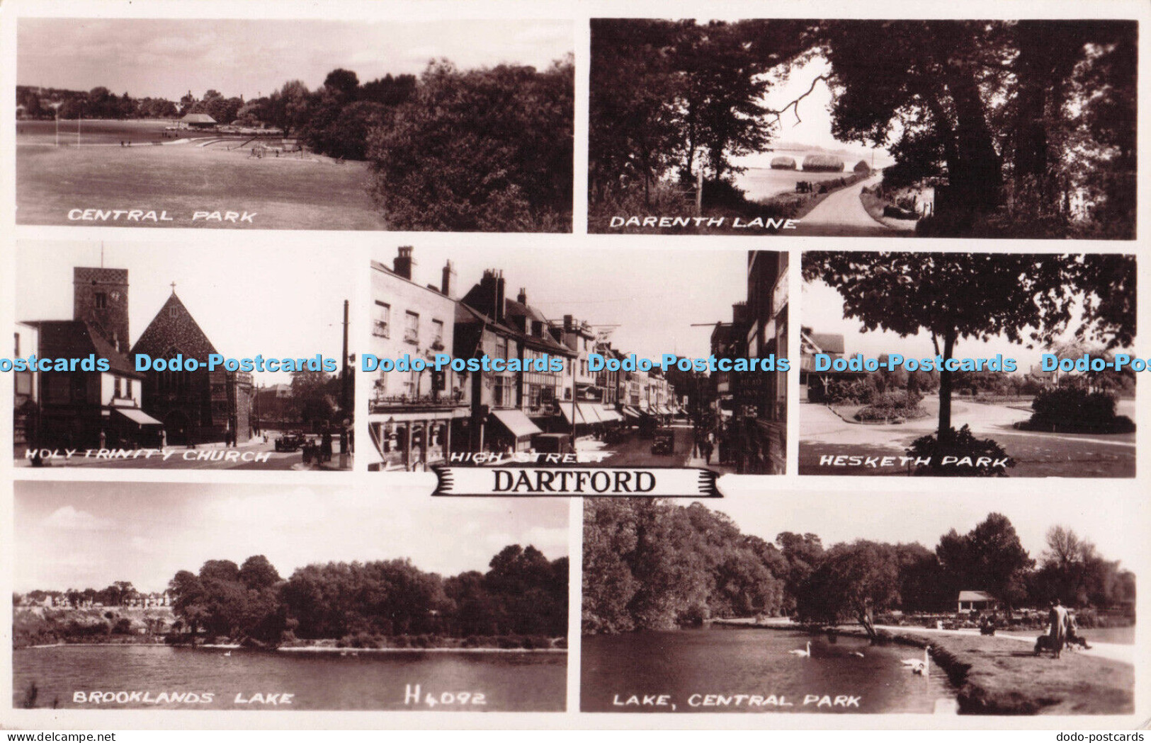 R714339 Dartford. Central Park. Valentine. RP. Multi View