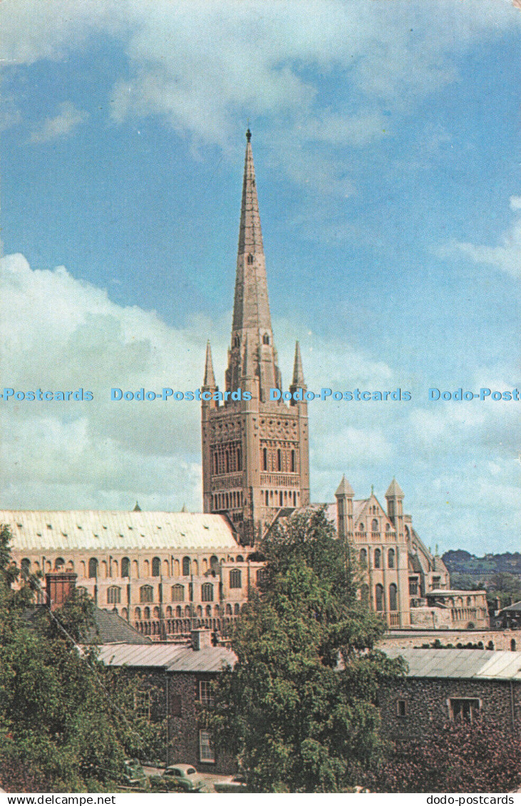 R718569 Norwich Cathedral Ernest Joyce Norwich Plastichrome by Colourpicture C J