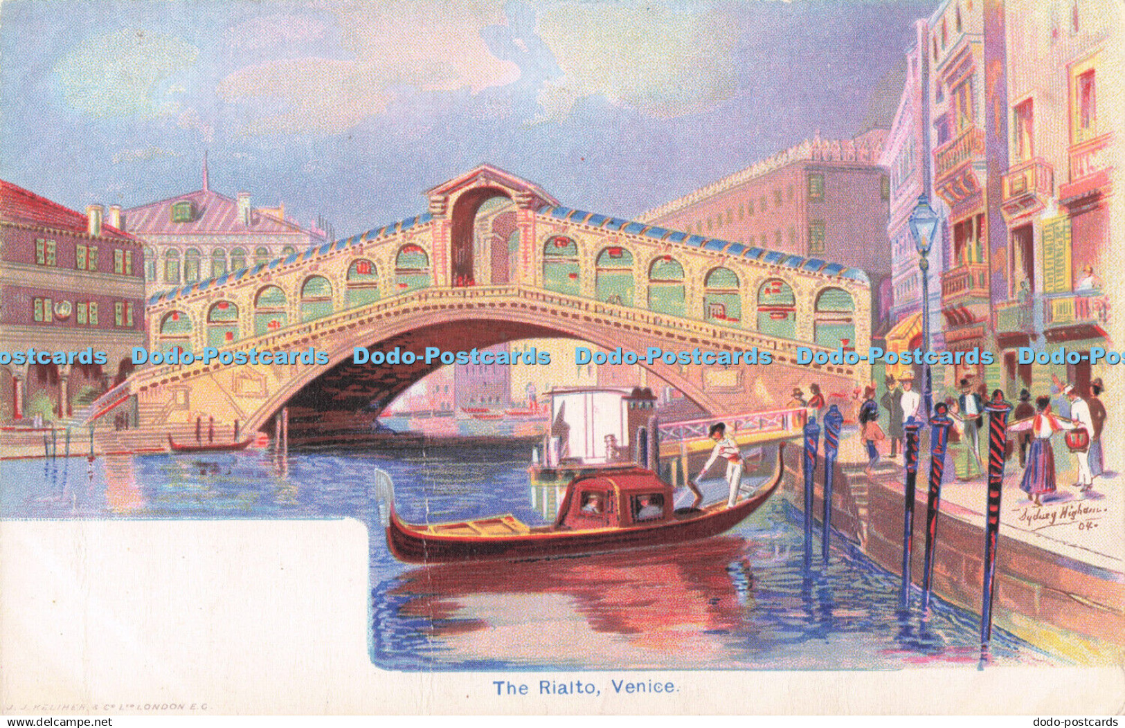 R719996 Venice The Rialto Postcard