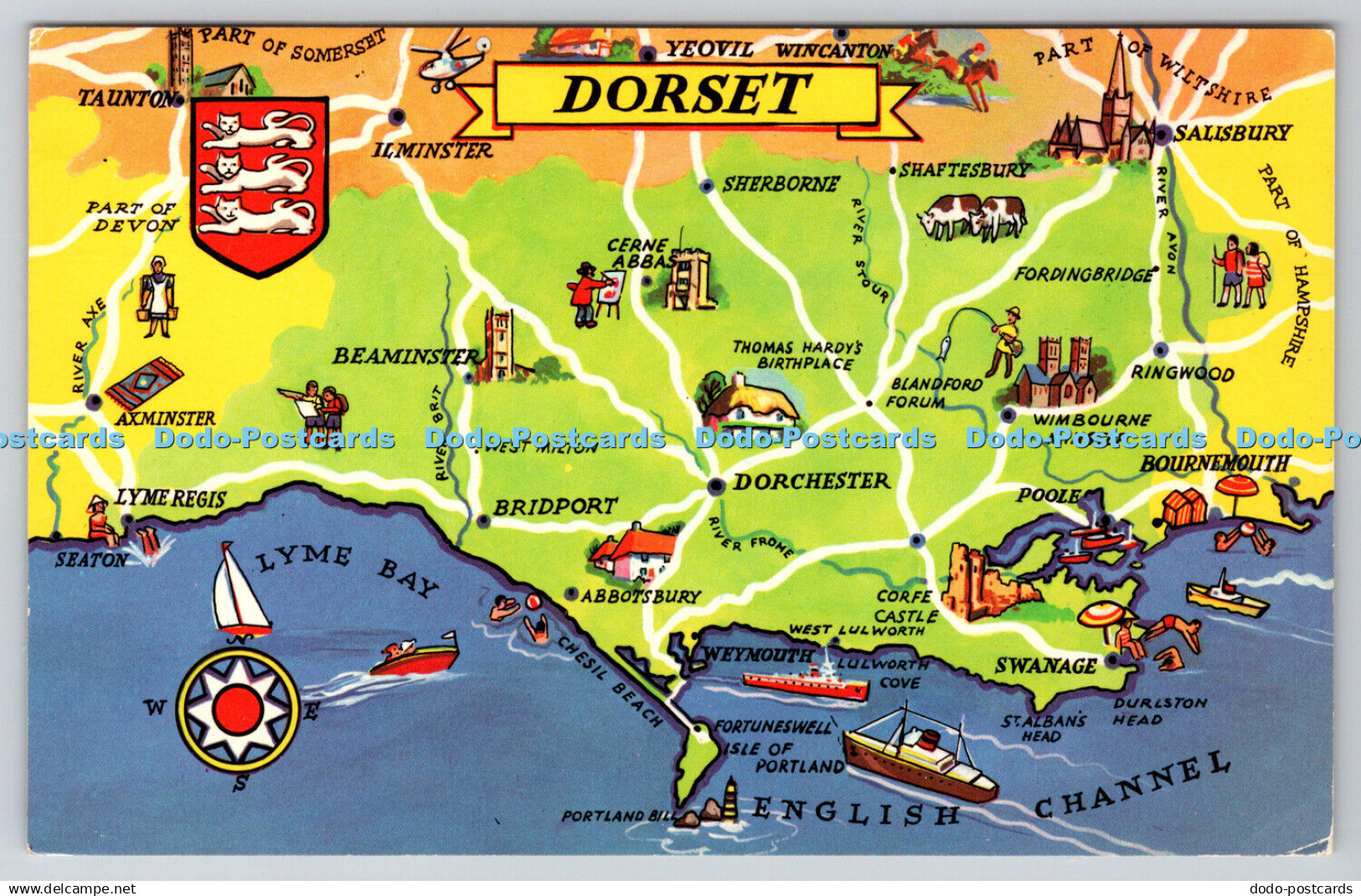 R744022 Maps Dorset Photo Precision Ltd Huntington Colourmaster Internal PM Dorc