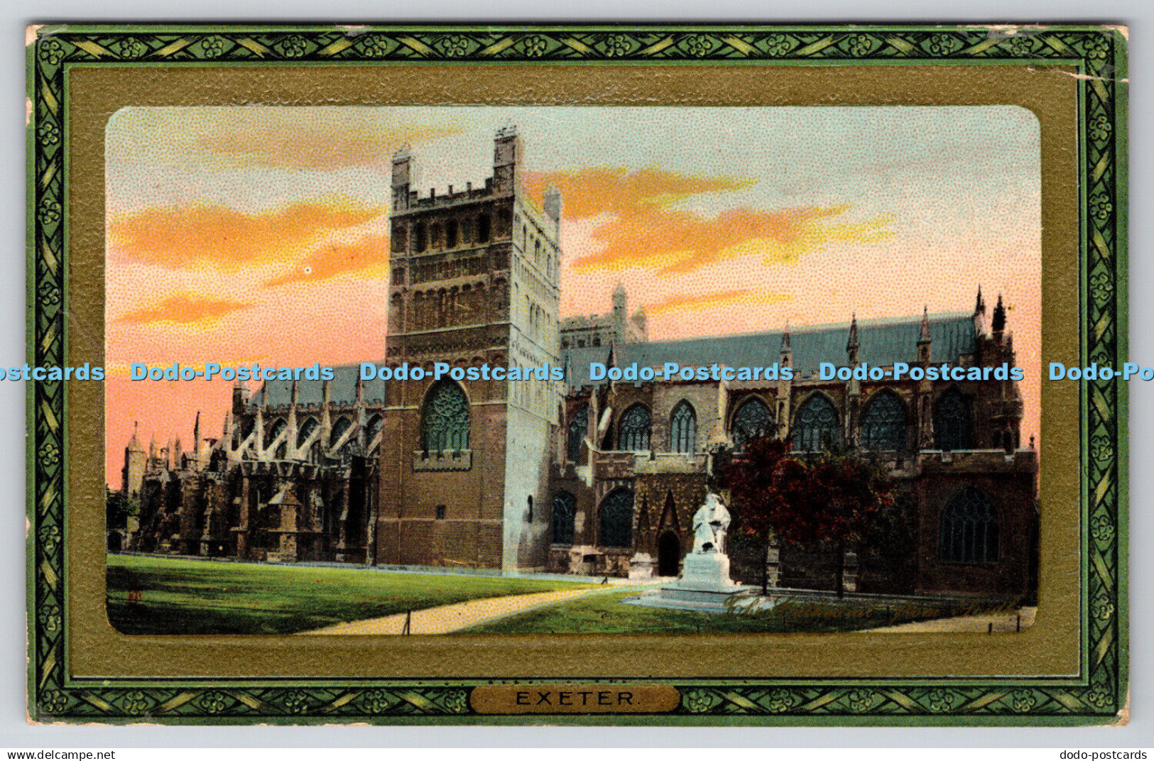 R747178 Exeter Exeter Cathedral From South Tuck Framed Gem Glosso 716