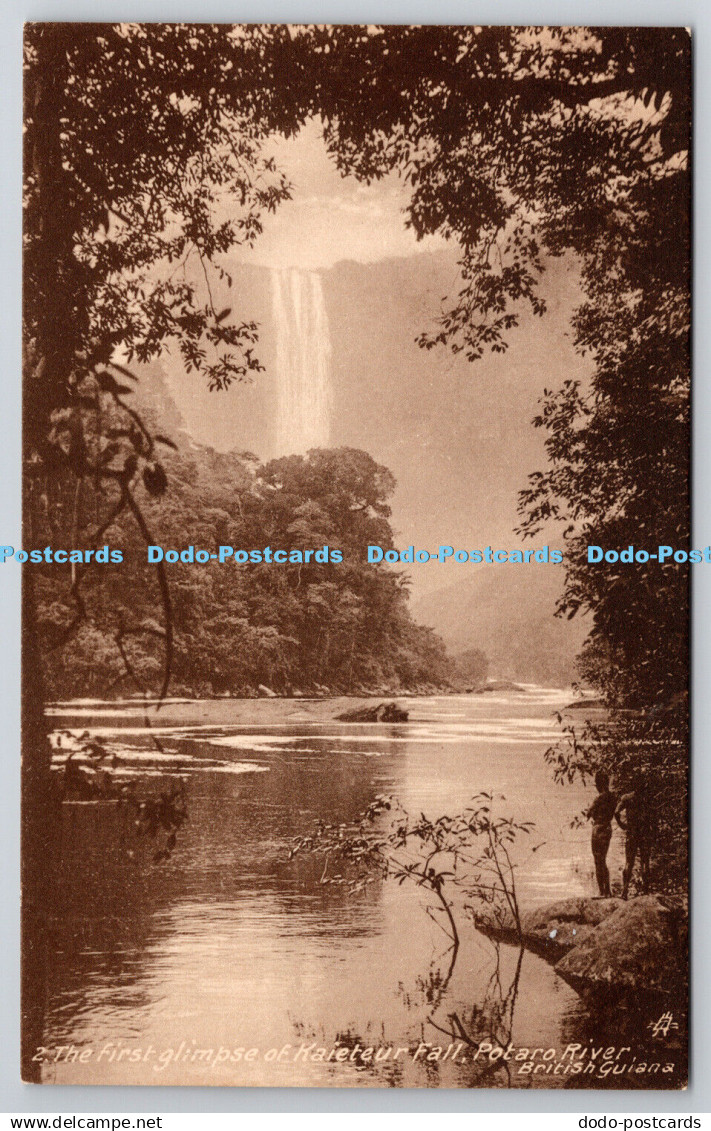 R750223 British Guiana Potaro River The First Glimpse of Kaieteur Fall Raphael T